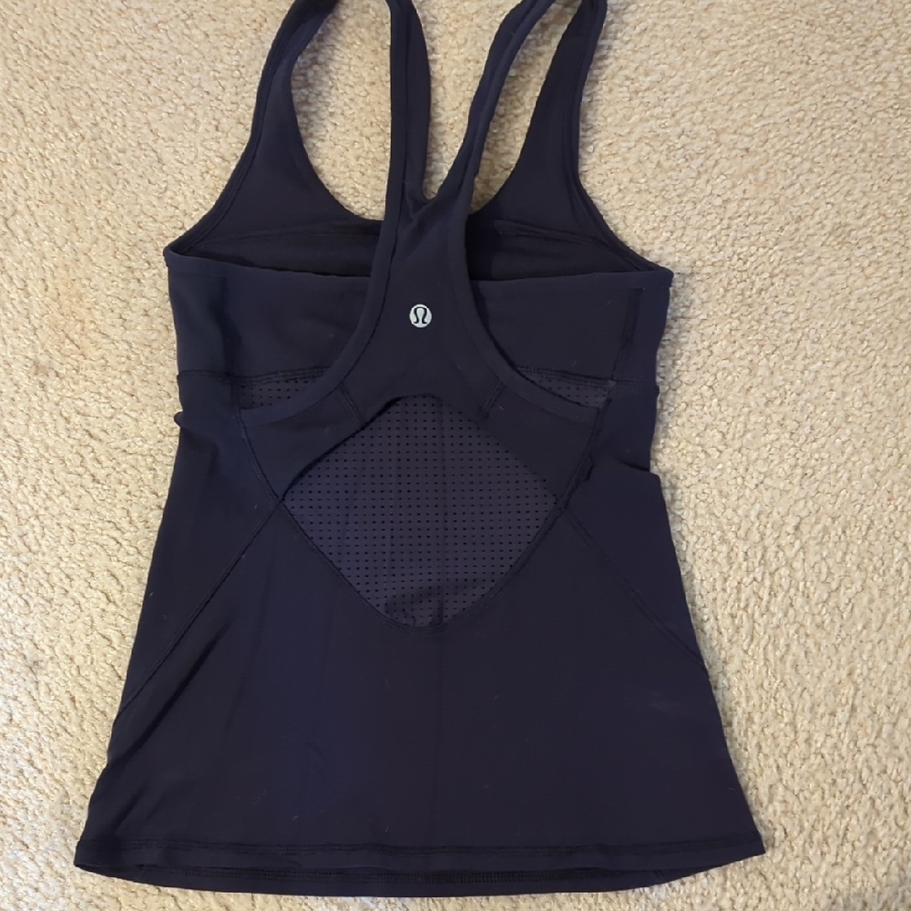Black Racerback Tank Top - Picture 3 of 5